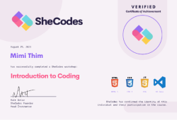 SheCodes Basics